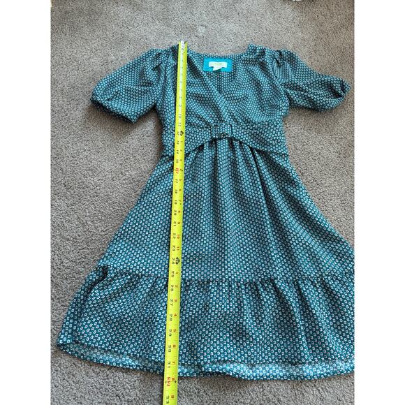 Anthropologie Maeve Keily Belted Dress Knee Length Preppy Classic Retro 00P - Picture 4 of 7